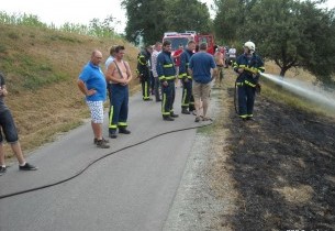 Požar travnika Sotina